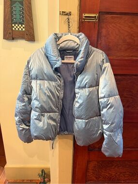 Old Navy Light Blue Puffer Jacket
